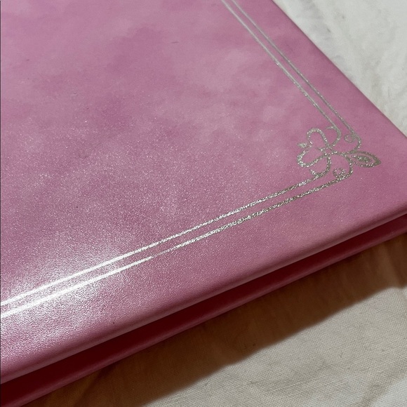 Pink Photo Album with Silver Detailing Bridesmaids Wedding Party Bachelorette - Picture 3 of 8